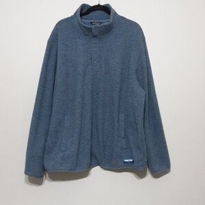 Alpine design sweater jacket pullover men XL comfy outdoor blue long sleeves